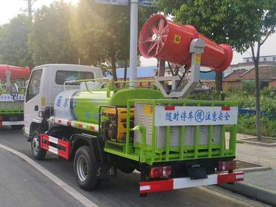 时风凯马4方蓝牌雾炮车技术参数详解——高效工地抑尘利器